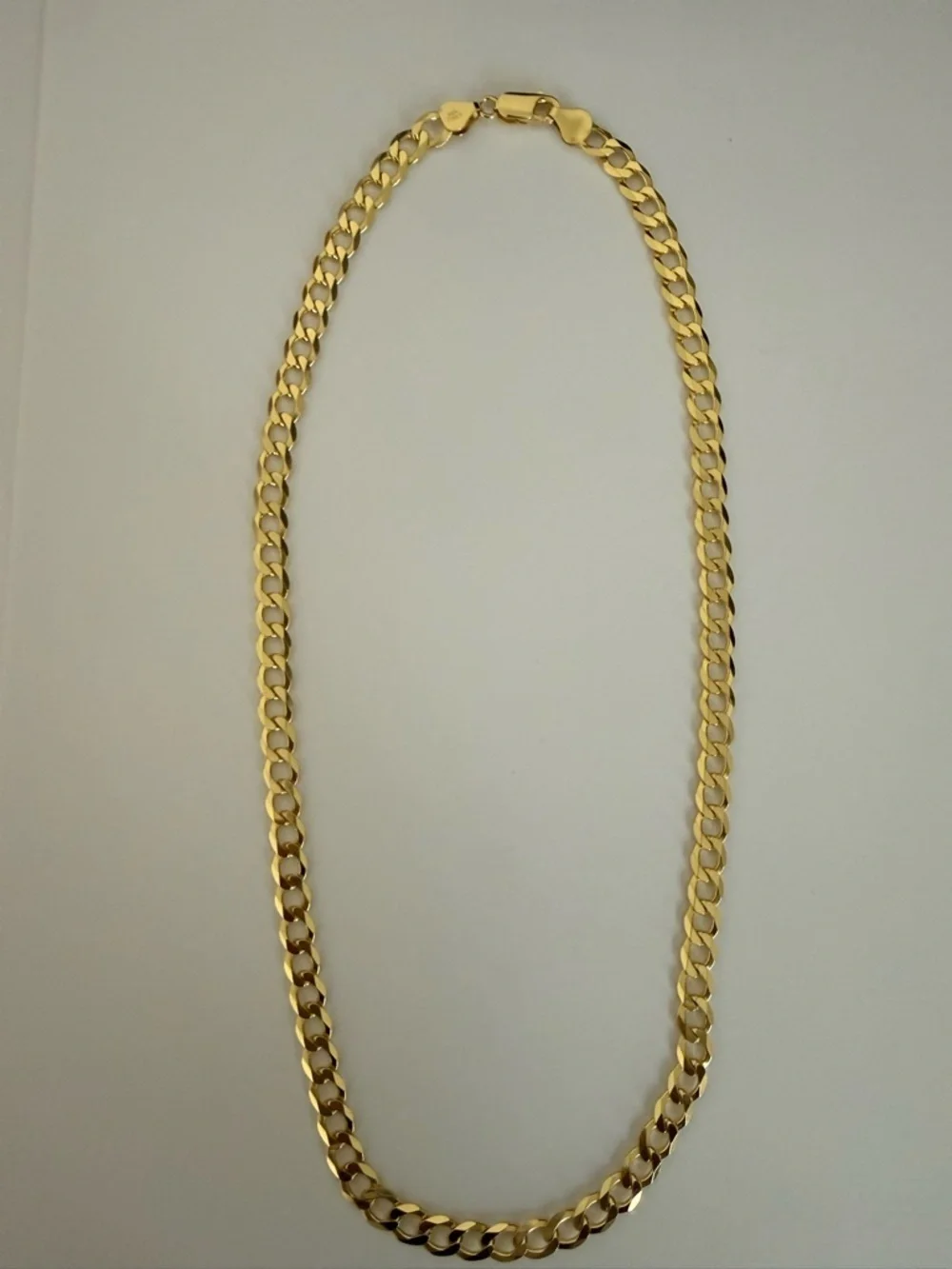 Gold Cuban Link Chain Necklace